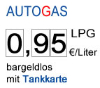 aktueller Gaspreis: 0.95 Euro